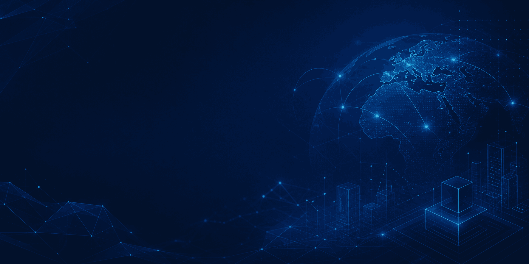 Abstract real-time 3D partner network visual